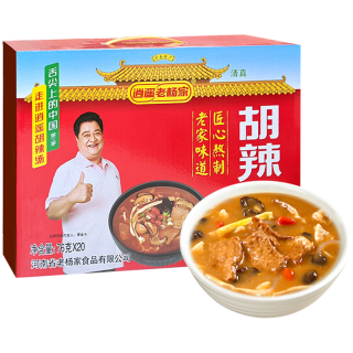  逍遥老杨家 清真食品 胡辣汤 肉酱包  麻辣味76g*20袋（带肉酱包） 箱装 1520g