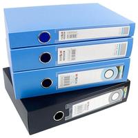 50个装晨光A4档案盒文件资料盒大容量加厚塑料办公用品干部人事文件盒文书会计凭证发票盒子科技文件夹收纳盒