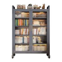  三栖虎 层高可调 儿童书架 轮子