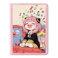 纪普ipad air6保护套 苹果iPad air6保护套2024款11英寸防摔有笔槽书本款卡通Apple平板保护壳 蚕丝纹-【阿尼亚萌】 .ipad air6（11英寸）