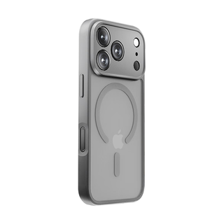  京东京造 磁吸防摔 iPhone17 Pro磁吸手机壳  PC+TPU 灰色