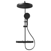 雨虹飞鱼枪灰色淋浴花洒套装卫生间家用卫浴增压浴室淋浴器洗澡