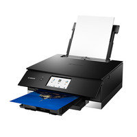 佳能 TS 8380t 无线家用彩色喷墨多功能照片一体机（黑色）