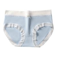 蝶安芬纯棉内裤女20257A级弹力大码桑蚕丝中腰女士全棉三角裤