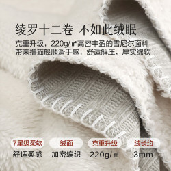 百丽丝 A类加厚雪尼尔毛毯