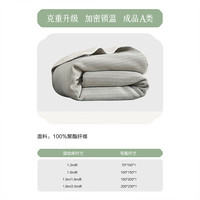 水星家纺百丽丝水星集团旗下 A类加厚雪尼尔毯毛毯 午休毯子毛毯被子 【A类不易掉毛】晚月灰毛毯 70cm×100cm