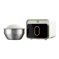 康巴赫真钛内胆电饭煲0涂层IH电磁加热智能电饭锅多功能家用大容量大火力Ultra版 白金色 4L 4L 白色纯钛0涂层