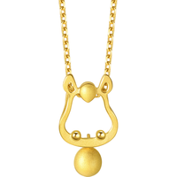 周生生新年黄金足金十二生肖马吊坠不含链男女款91910P计价1.65克