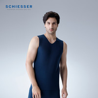 SCHIESSER/舒雅 含羊毛保暖 男士保暖内衣背心