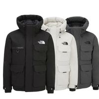 北面 THE NORTHFACE RDS鹅绒填充工装连帽羽绒服 款NJ1DQ68