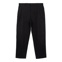 网易严选时尚百搭宽松舒适休闲裤高弹不紧绷小锥版型显瘦 西裤腰*黑镍色 M