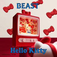 野兽派×Hello Kitty“闪闪惹人爱”电视机水晶球摆件礼盒生日新年礼物