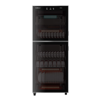 康宝（Canbo）消毒柜家用 立式大容量 臭氧紫外线杀菌 中温烘干 厨房碗筷柜 食堂饭店餐厅商用小型 一星级消毒 一星级 210L 丨小容量款 立柜式