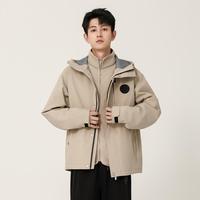 PALLADIUM 男款时尚保暖连帽外套三合一户外上衣