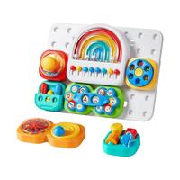 澳贝认知彩虹忙碌板蒙特梭利教具婴儿1岁宝宝益智玩具蒙氏早教