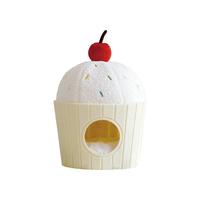 福丸麦芬蛋糕猫窝冬天保暖可爱毛毡封闭式感宠物猫咪四季通用