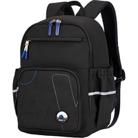 卡拉羊16/20L小云朵晨练包轻便大容量初中生书包女双肩包男休闲超轻 【16L】钢琴黑（身高：135cm以下）