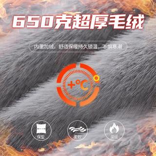徐太浪 加绒加厚座山雕外套男女款冬季防寒保暖棉服复古PU皮夹克棉衣潮