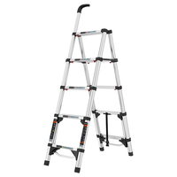 AOPENG 奥鹏 梯子家用伸缩梯人字梯多功能楼梯扶梯五步工程梯子AP-539C-310D