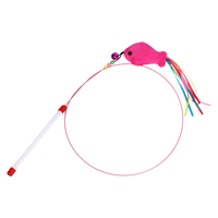 憨憨乐园 小鱼逗猫棒 90cm