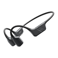  aigo/爱国者 IP68防水 儿童耳机 32G存储MP3 升级软硅胶后挂  有线充电 蓝牙 黑色
