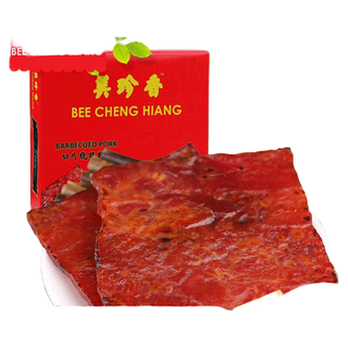 美珍香180g切片烧烤猪肉炭烤猪肉脯真空礼盒装中秋礼盒熟食特产 盒装切片烧烤猪肉180g 烧烤肉