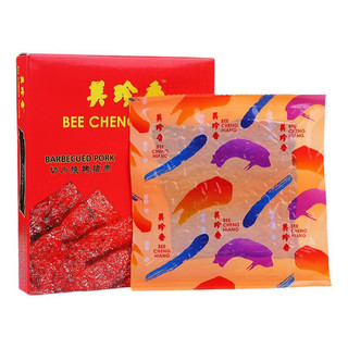 美珍香180g切片烧烤猪肉炭烤猪肉脯真空礼盒装中秋礼盒熟食特产 盒装切片烧烤猪肉180g 烧烤肉