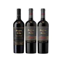 红魔鬼 珍酿赤霞珠750ml＊1瓶+魔尊红葡萄酒750ml＊2瓶