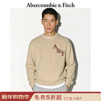 Abercrombie & Fitch 男士针织衫120-5181圣诞 卡其色 M (180/100A)