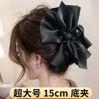 卡乔 蝴蝶结抓夹 15cm缎面 FZ2302259