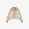 ROCOCO/洛可可秋冬短款轻薄白鸭绒羽绒服2025立领面包服外套 S