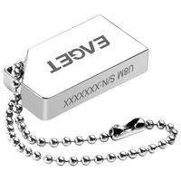 忆捷 U8M USB 2.0 U盘 银色 16GB USB-A