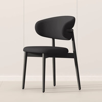 LISM 餐椅家用椅子轻奢餐厅靠背椅餐桌椅 2把