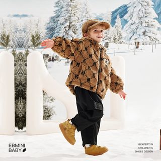  EBMINI/英贝米尼 加绒保暖 儿童板鞋