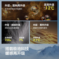波司登(BOSIDENG)25羽绒服短款女鹅绒极寒连帽毛领蓬松舒适保暖骐骥红外套 冰沁紫9EH7 M 165/88A 体重约110-120斤