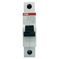 ABB断路器 1P32A空气开关单极微型空开 SH201-C32