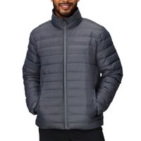 Marmot 男式轻质防水 Zeus 夹克,700 蓬松度羽绒服, 钢缟玛瑙