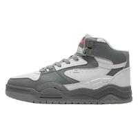 361° 型燃4男鞋361运动鞋2024冬季革面加绒鞋保暖鞋大棉鞋高帮板鞋 薄雾灰/石墨灰 39