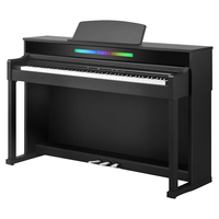 海伦电钢琴H301i奢雅黑 逐级重锤88键AI智能数码家用成人初学考级