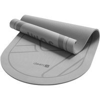 Keep 跳绳垫瑜伽垫室内健身TPE垫150*70cm跳操舞蹈隔音减震防滑家用 格调灰 12mm