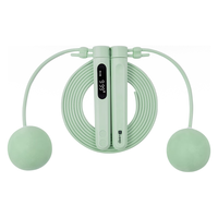Keep 计数跳绳成人运动跳绳长绳考试有绳+无绳大球款/云杉绿