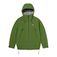  PELLIOT/伯希和 暴雨级防水 冲锋衣  【男女同款】鼠尾绿 |全天候硬壳 通用 XXS
