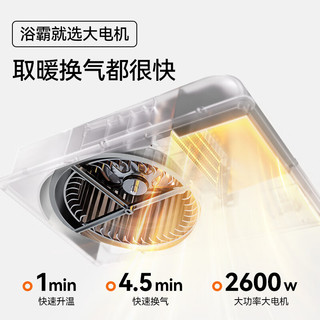  AUPU/奥普 2600W大功率风暖 智能浴霸  奥普E171强弱暖2600W大功率