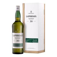 拉弗格行货 Laphroaig 利富 拉弗格苏格兰单一麦芽威士忌 艾雷岛 拉弗格30年 700mL 1瓶