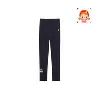 暇步士 青少年儿童春秋季氨纶罗纹面料女童打底裤针织长裤