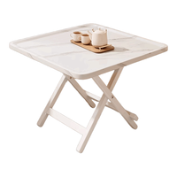 驰百伦折叠桌餐桌家用吃饭桌子出租房便携式小方桌新型掼蛋棋牌室麻将桌