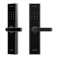 德施曼 V7指纹锁智能门锁可连天地钩可配霸王锁经典耐用 V7PLUS锂电池版