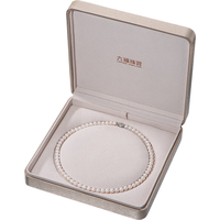 六福珠宝 Ag925银淡水珍珠项链 定价 F87DSN001 总重约25.92克