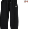 李宁 LI-NING 【加绒保暖】儿童装女童卫裤简约休闲百搭时尚运动裤