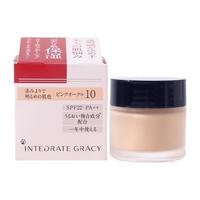 资生堂（Shiseido）完美意境粉底液膏奶油肌持妆透气保湿不闷痘遮瑕Gracy粉底霜25g 粉调明亮肤色PO-10